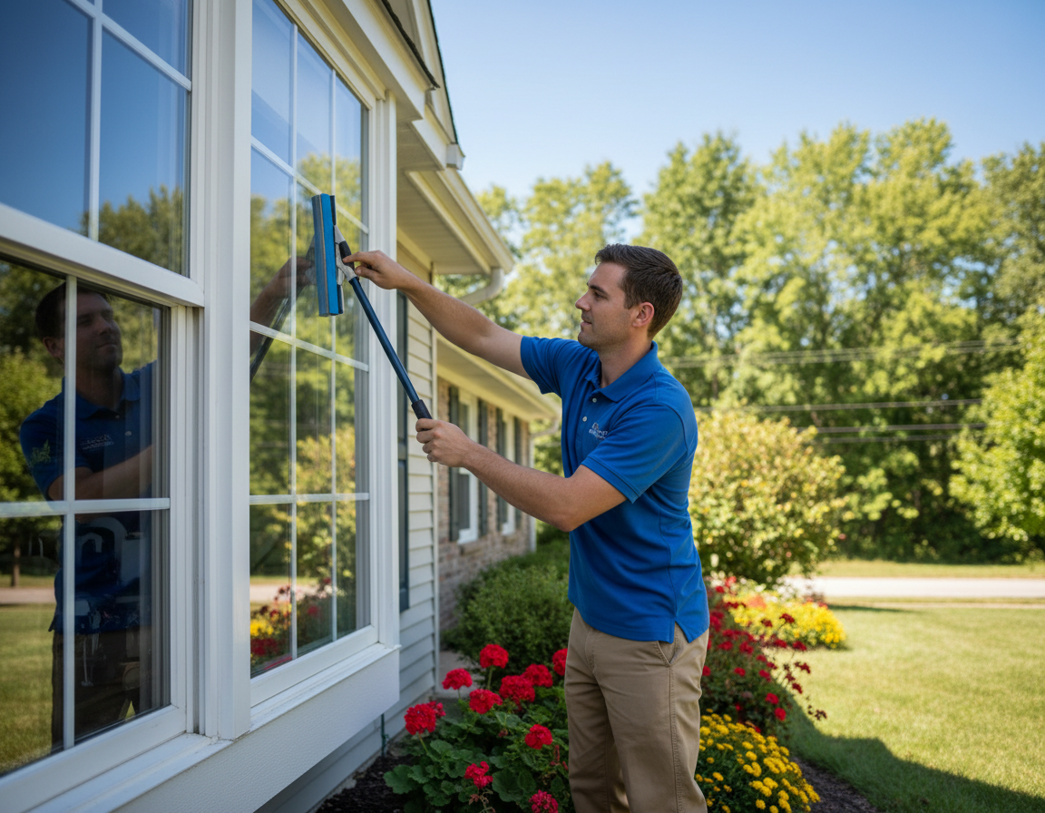 Crystal-Clear Window Cleaning In Westerville OH