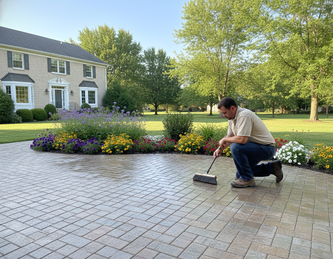 Concrete Paver Sealing In Westerville