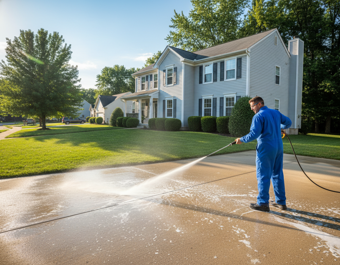 Pressure Washing In Lewis Center